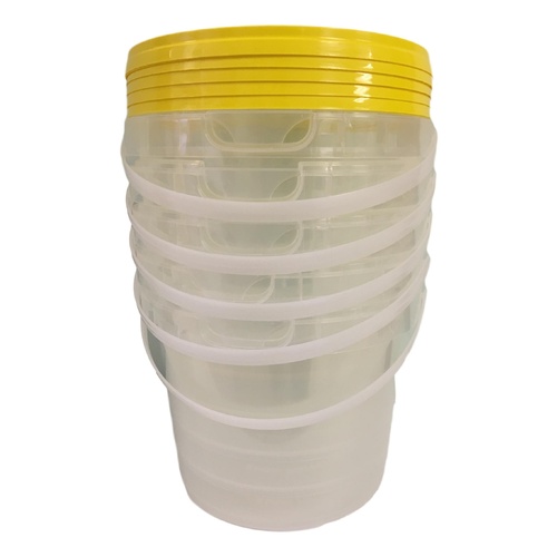 3kg honey tubs with handle - 5 pack