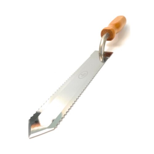 Pierce uncapping knife - cold serrated
